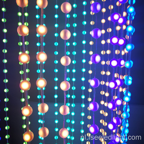 Milky Mini 12v Christmas RGB Ball String Curtain